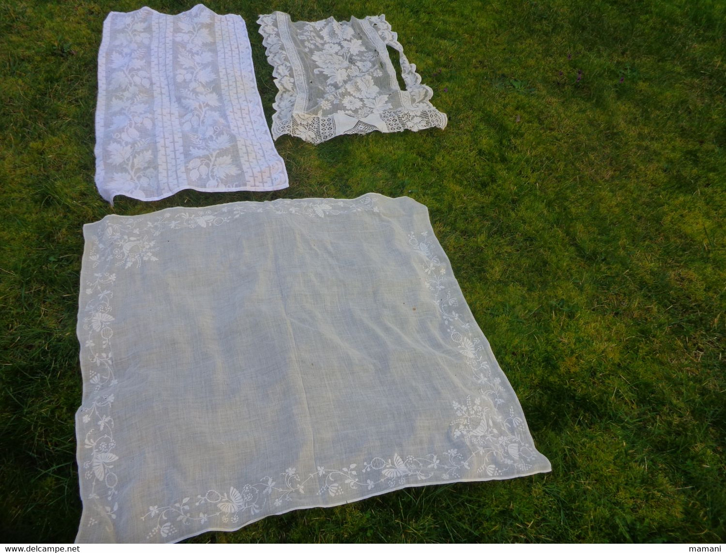 Lot De 2 Pieces De Rideau Cornely 98x98 Et 52x1metre - Autres & Non Classés