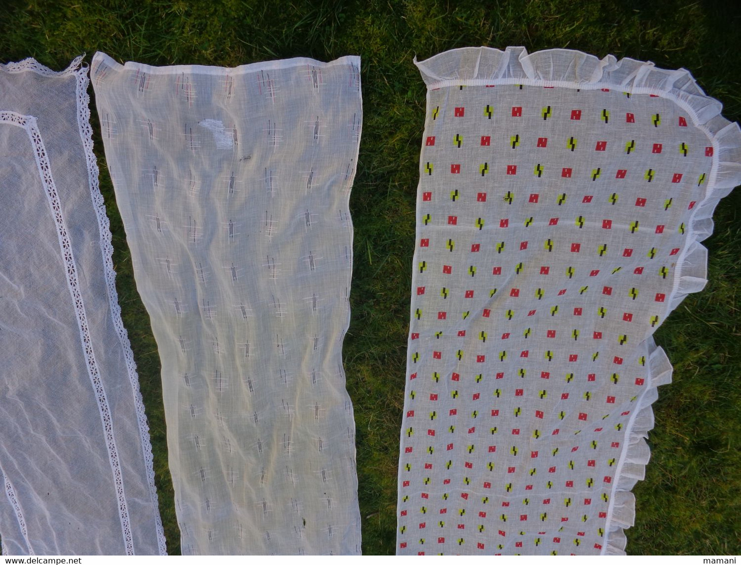 Lot De 7 Rideaux (bonne Maman + Tulle) - Drapery