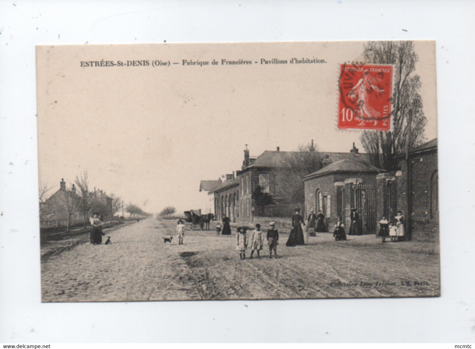 CPA -  Estrées St Denis -(Oise) - Fabrique De Francières N- Pavillon D'Habitation - Estrees Saint Denis