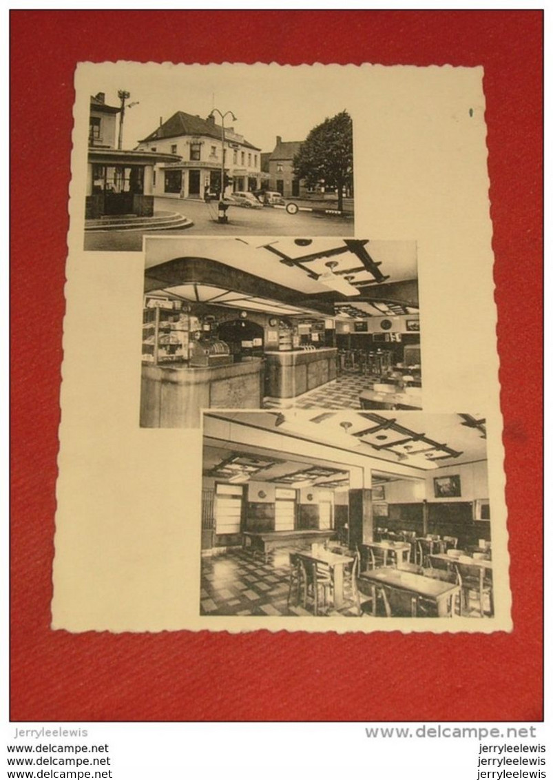 PERUWELZ  -  BONSECOURS  -  Café De La Place - Agence En Douane - Henri Leblanc - Péruwelz