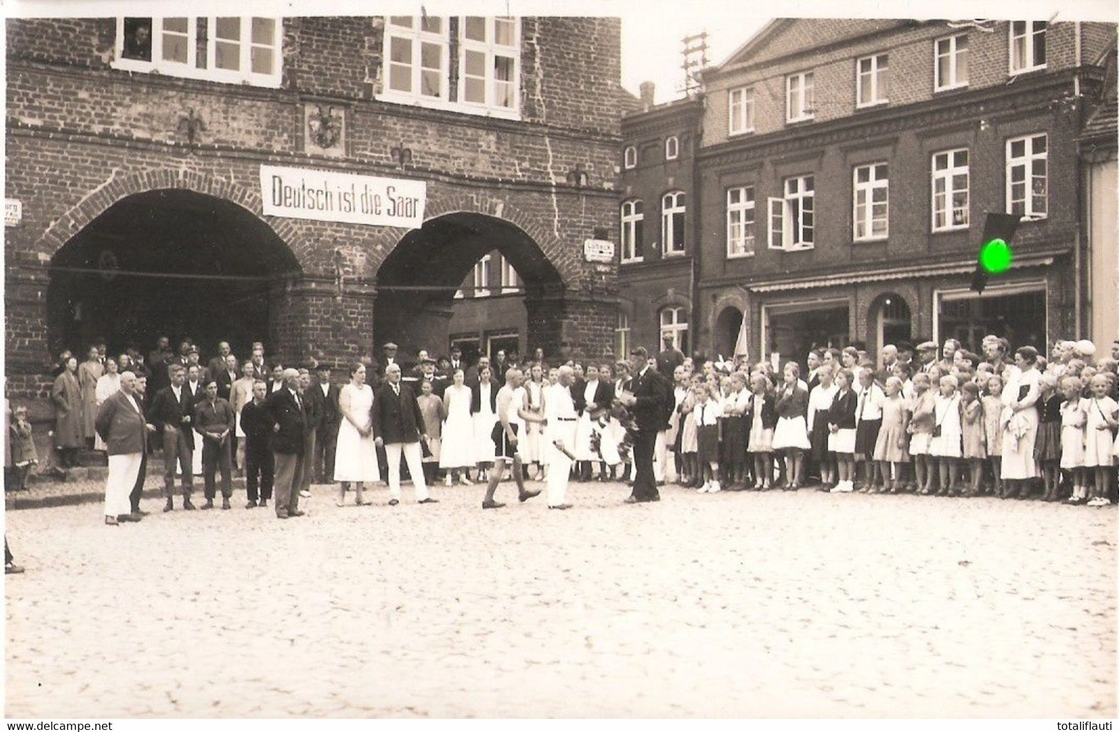 GADEBUSCH Mecklenburg 2x Markt 1937 Saarfeier 1954 HO Konsum TOP-Erhaltung Ungelaufen - Gadebusch