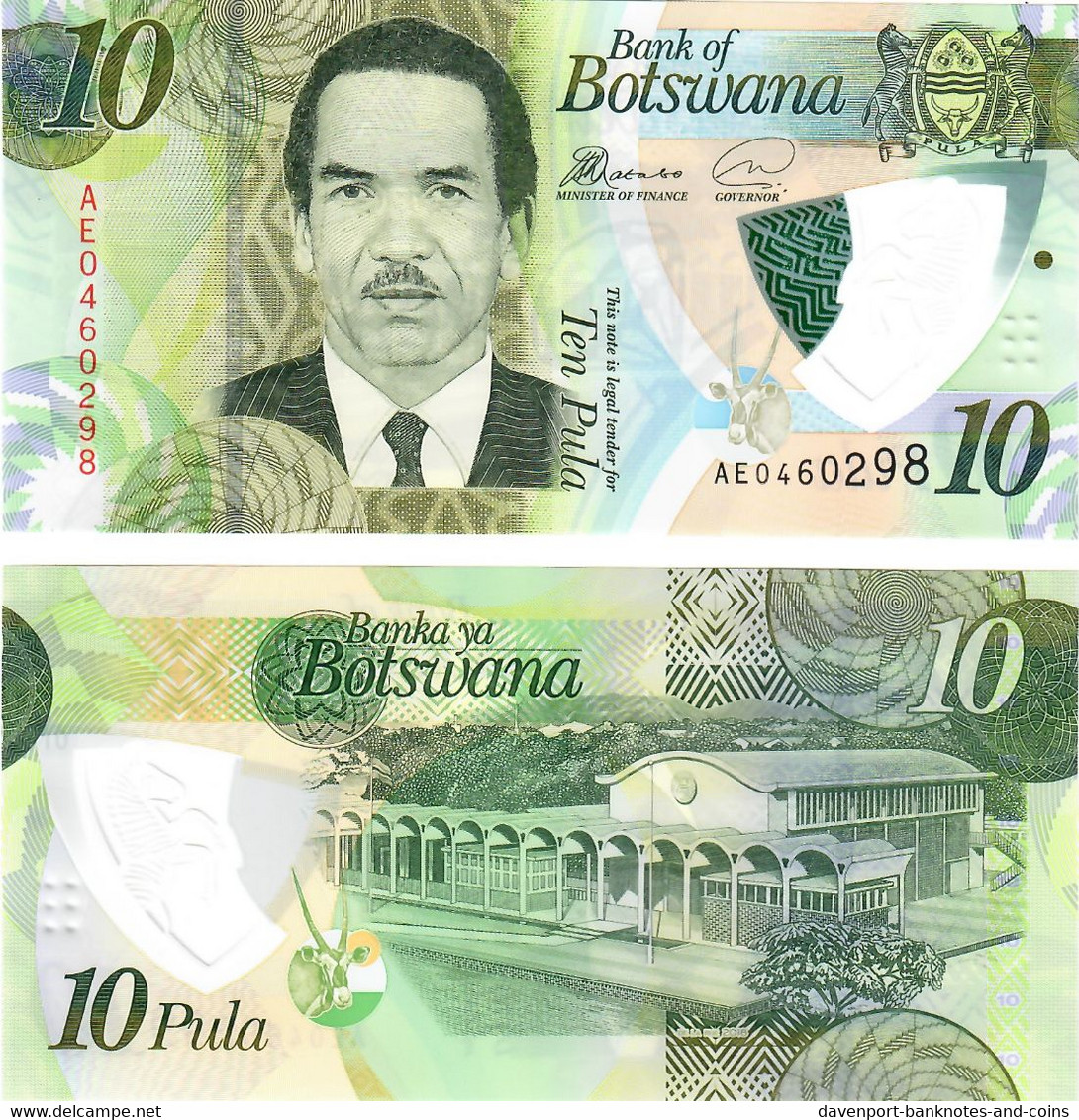 Botswana 10 Pula 2018 UNC - Botswana