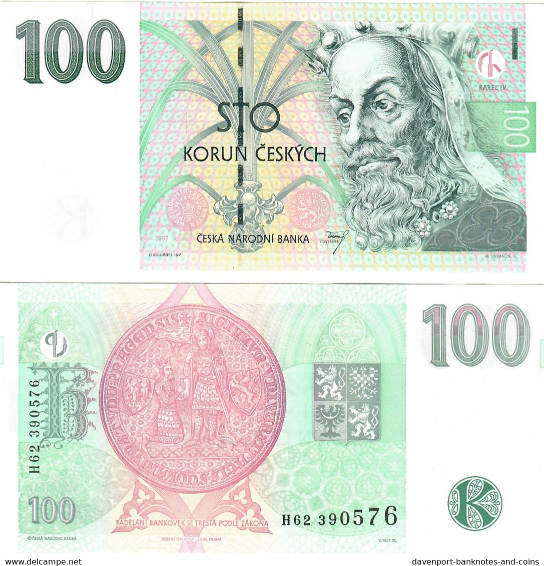 Czech Republic 100 Korun 1997 UNC - Tschechien