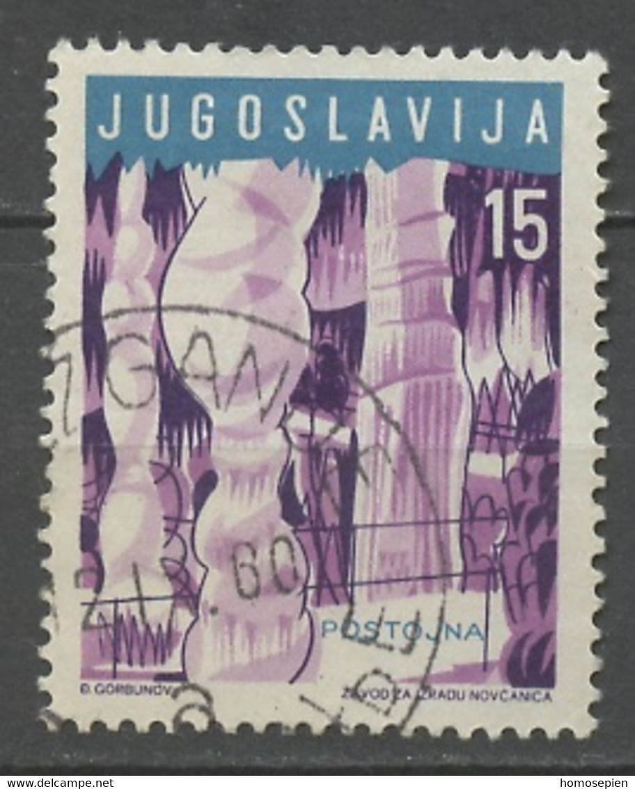 Yougoslavie - Jugoslawien - Yugoslavia 1959 Y&T N°774 - Michel N°873 (o) - 15d Grottes De Postojna - Gebruikt