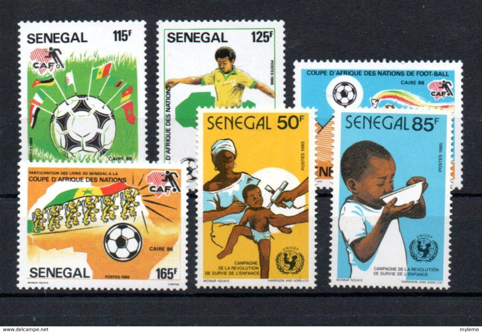 R-19 Sénégal N° 648 à 651 + 665 à 666  **  à Saisir  !!! - Senegal (1960-...)