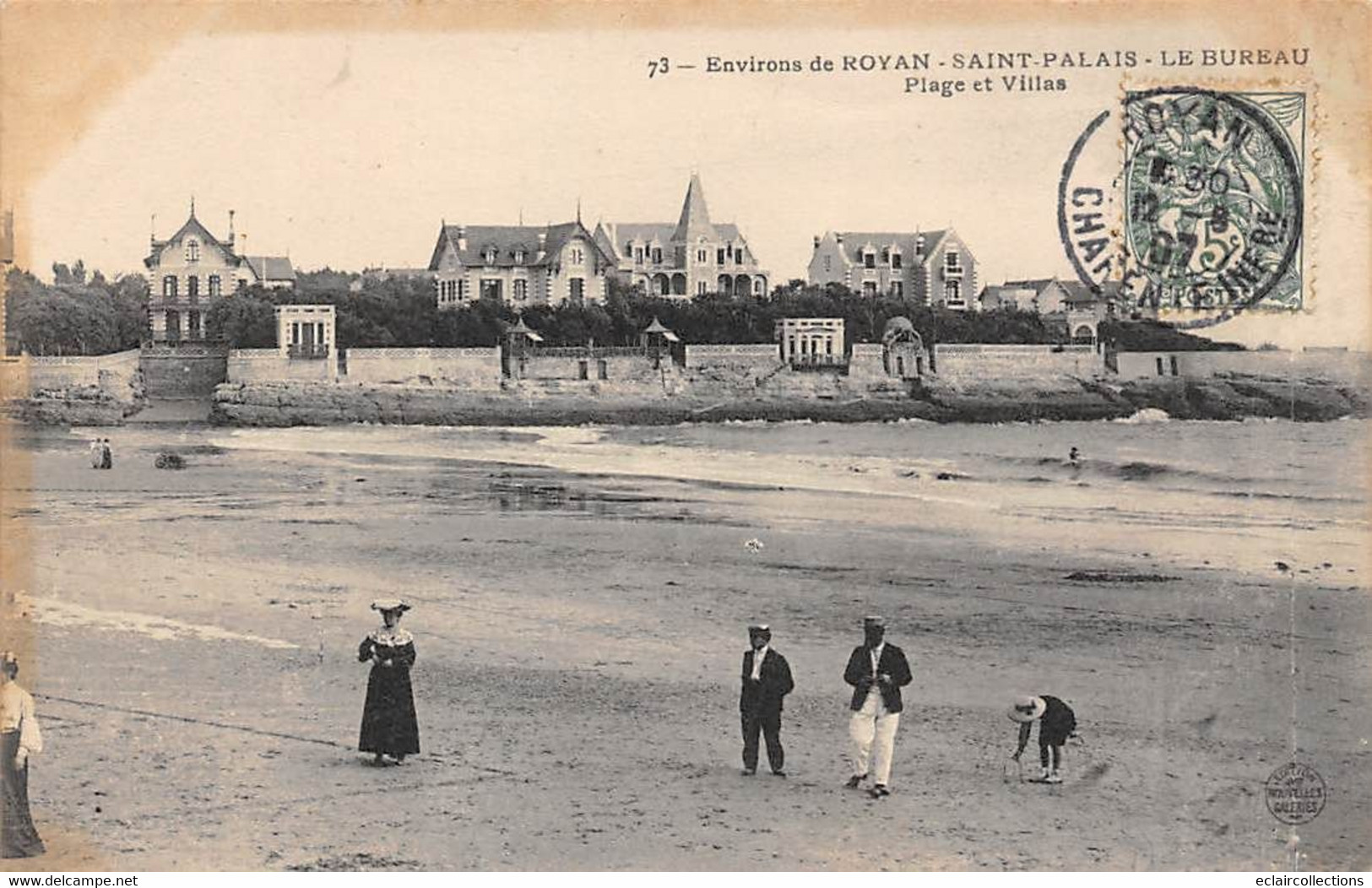 Saint Palais Sur Mer            17        Plage Et Villas   N° 73     (voir Scan) - Saint-Palais-sur-Mer