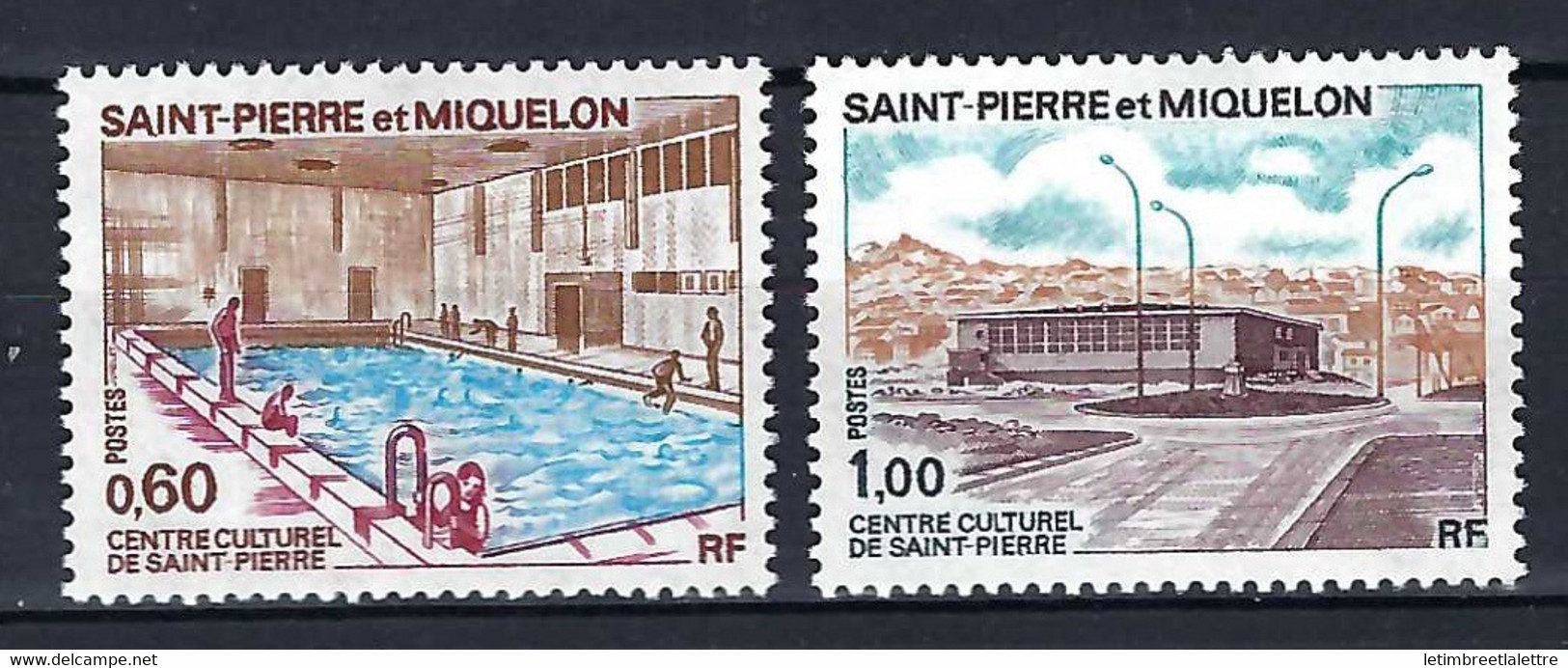 ⭐ Saint Pierre Et Miquelon - YT N° 431 Et 432 * - Neuf Avec Charnière - 1973 ⭐ - Neufs