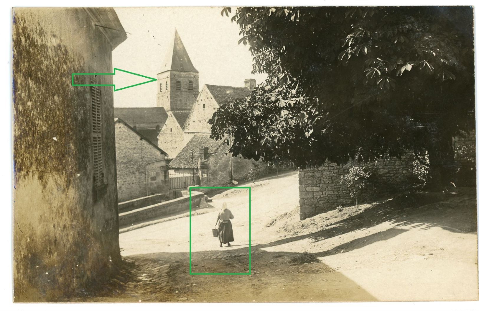 14-18.WWI Allemande Carte Photo.13 RD.Regio Aisne Meuse ? Cerney.Chamouille.Chivy. Eglise .Chemin Des Dames (17-18) - Guerra 1914-18