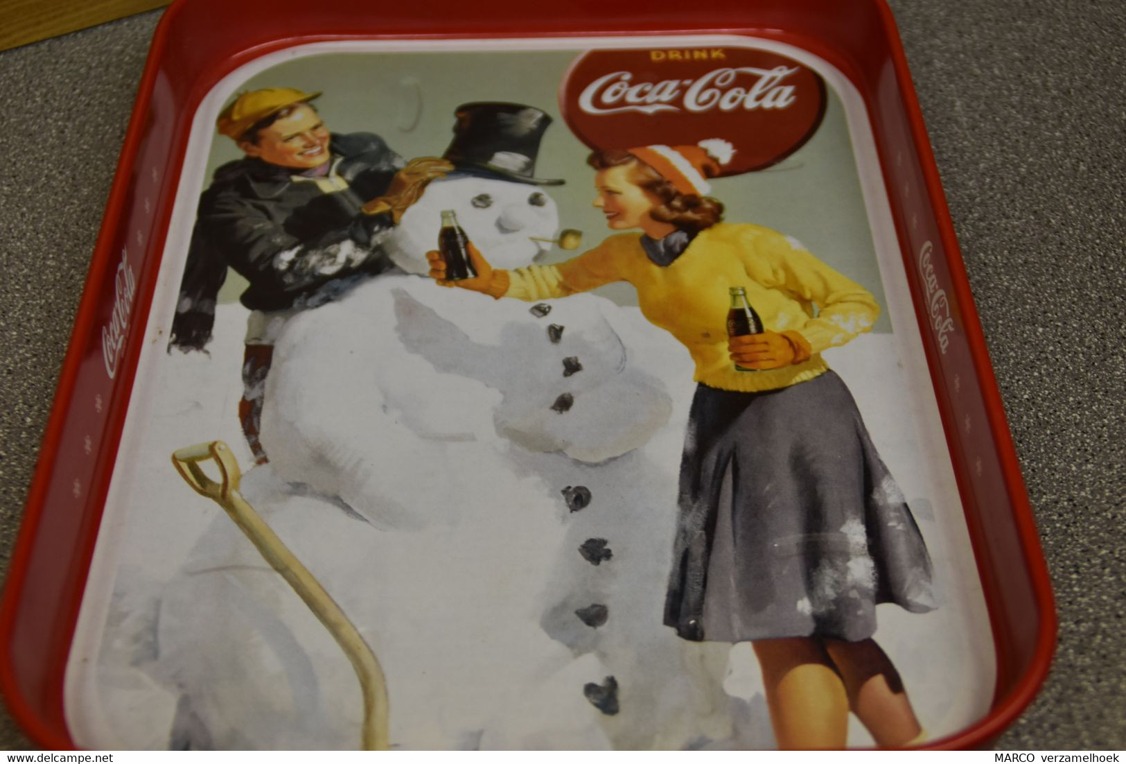 Coca-cola Company Dienblad Winter-sneeuwpop - Trays