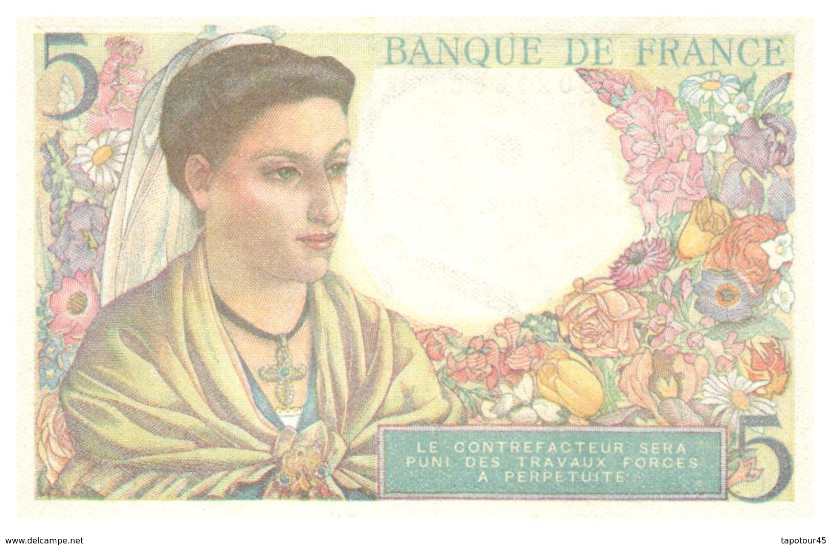 Billet > France > 5 Francs  1947    Neuf - 5 F 1943-1947 ''Berger''