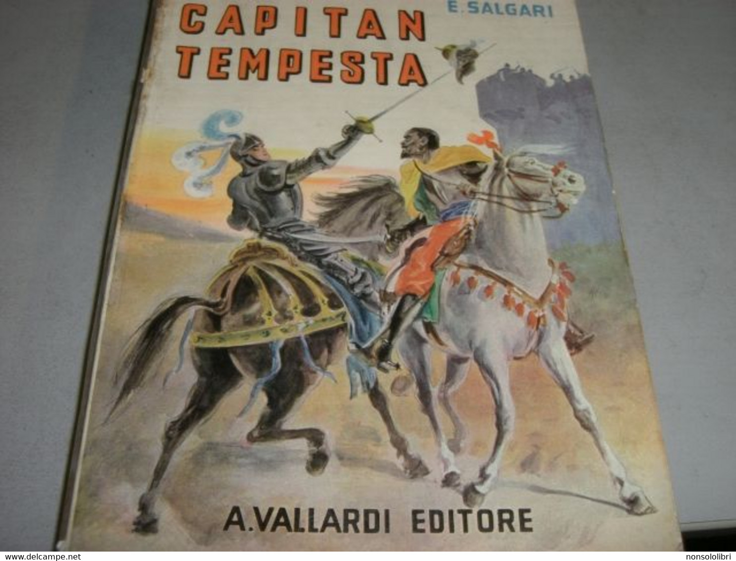 LIBRO"CAPITAN TEMPESTA " VALLARDI 1959-COLLANA DELL'ORSO - Actie En Avontuur