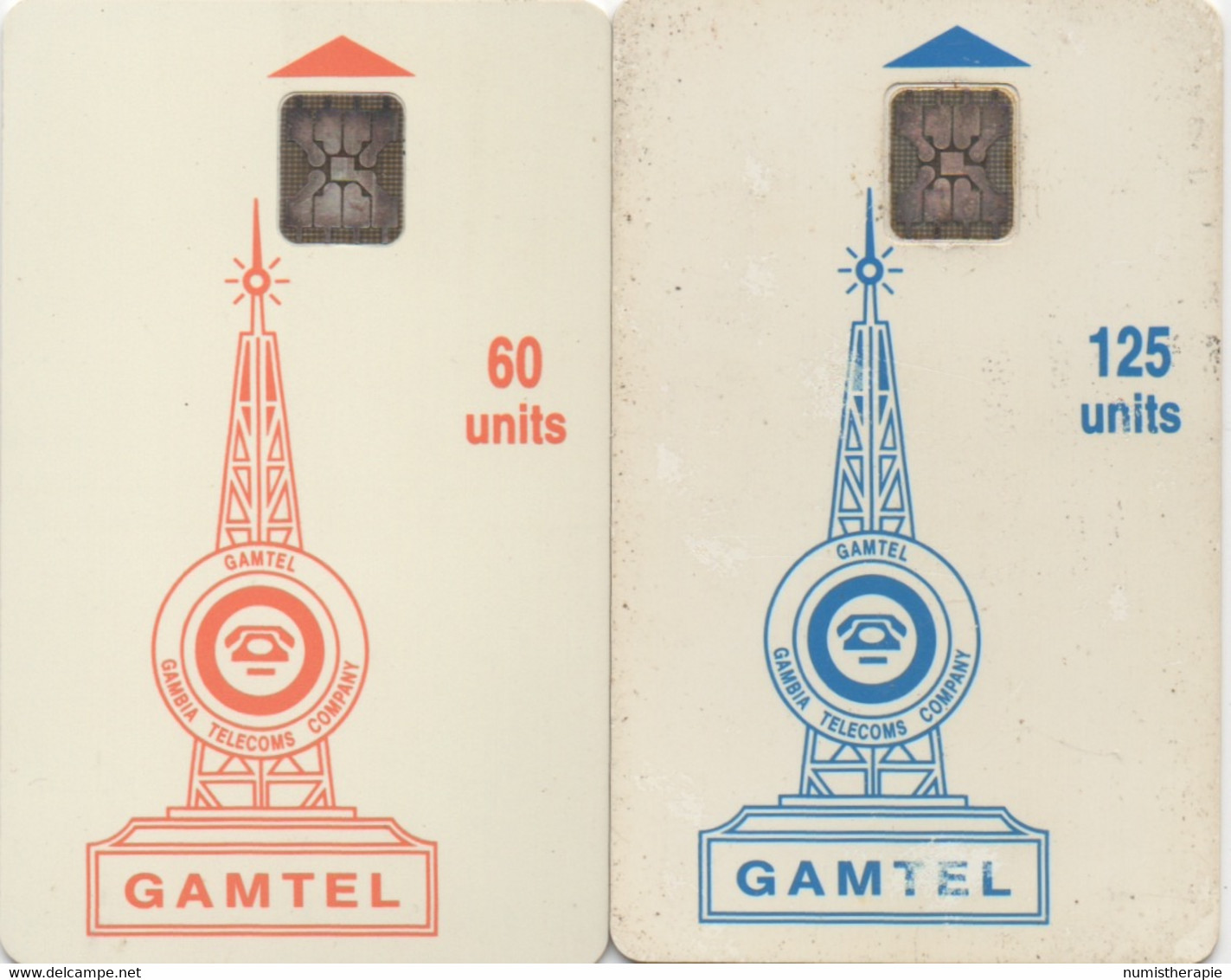Gambie : GAMTEL 60 & 125 Unités - Gambie