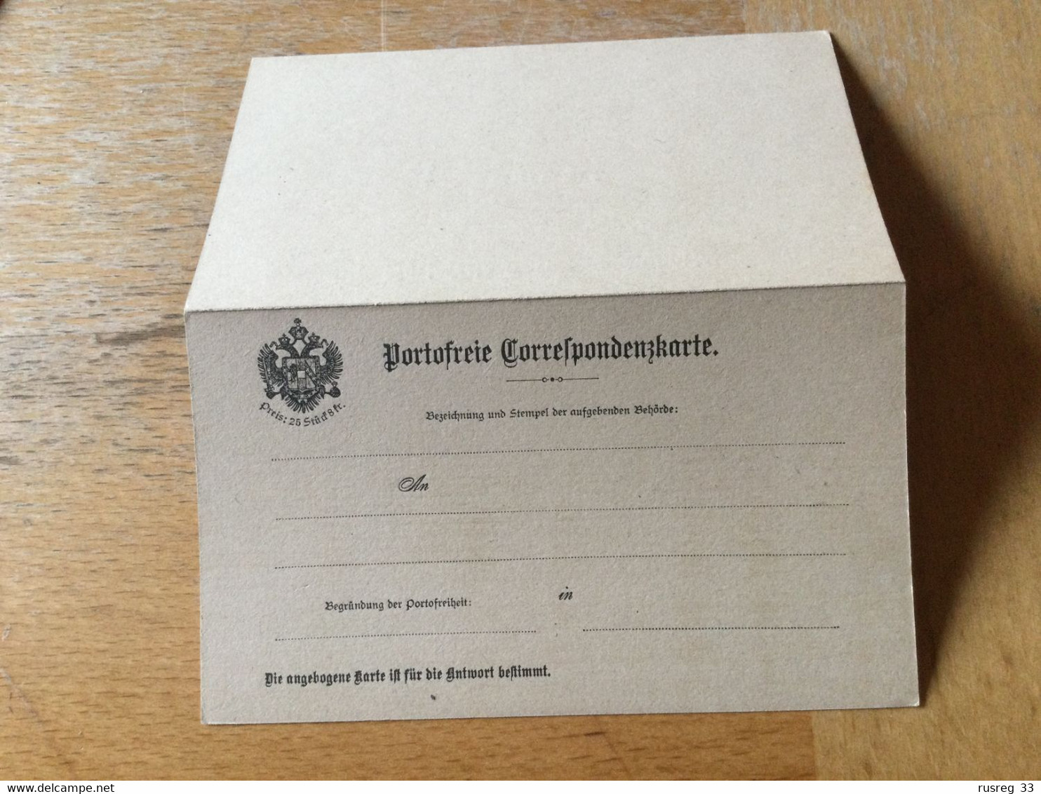 GÖ1943 Österreich Ganzsache Stationery Entier Postal Formularkarte Mit Antwortteil - Otros & Sin Clasificación