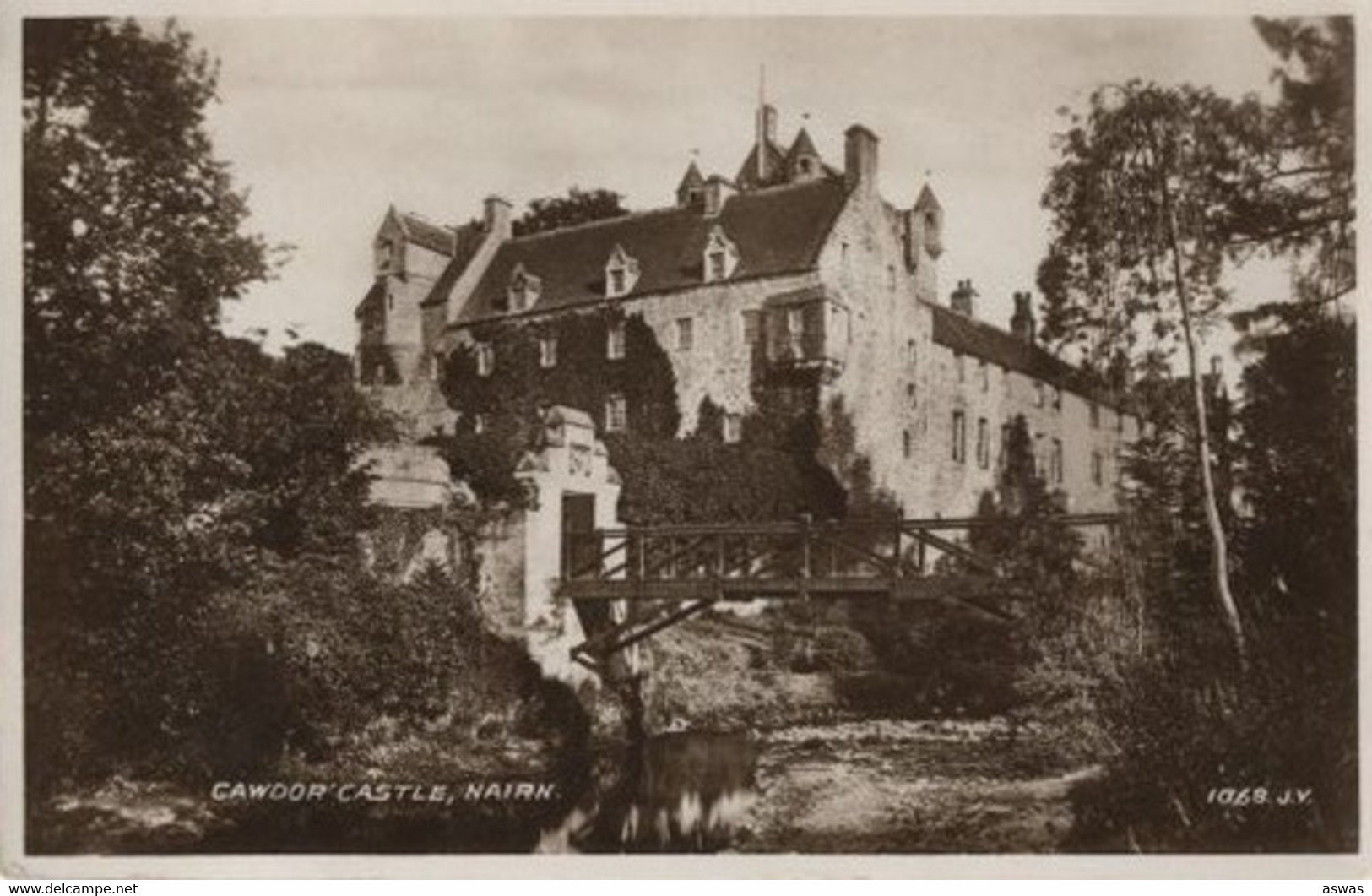 RPPC: CAWDOR CASTLE, NAIRN, (nr INVERNESS) SCOTLAND ~ C1930s - Nairnshire