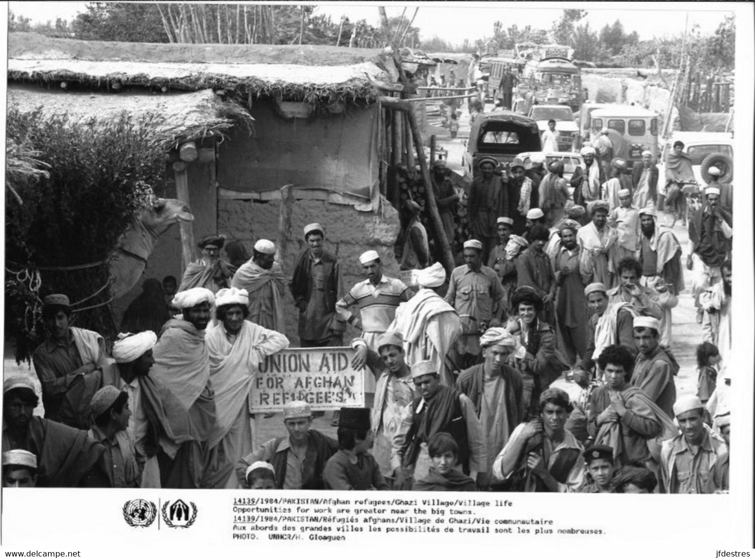 Photo UNHCR /  H. Gloaguen 1984 Pakistan Réfugiés Afghans Ghazi Vie Communautaire - Ohne Zuordnung
