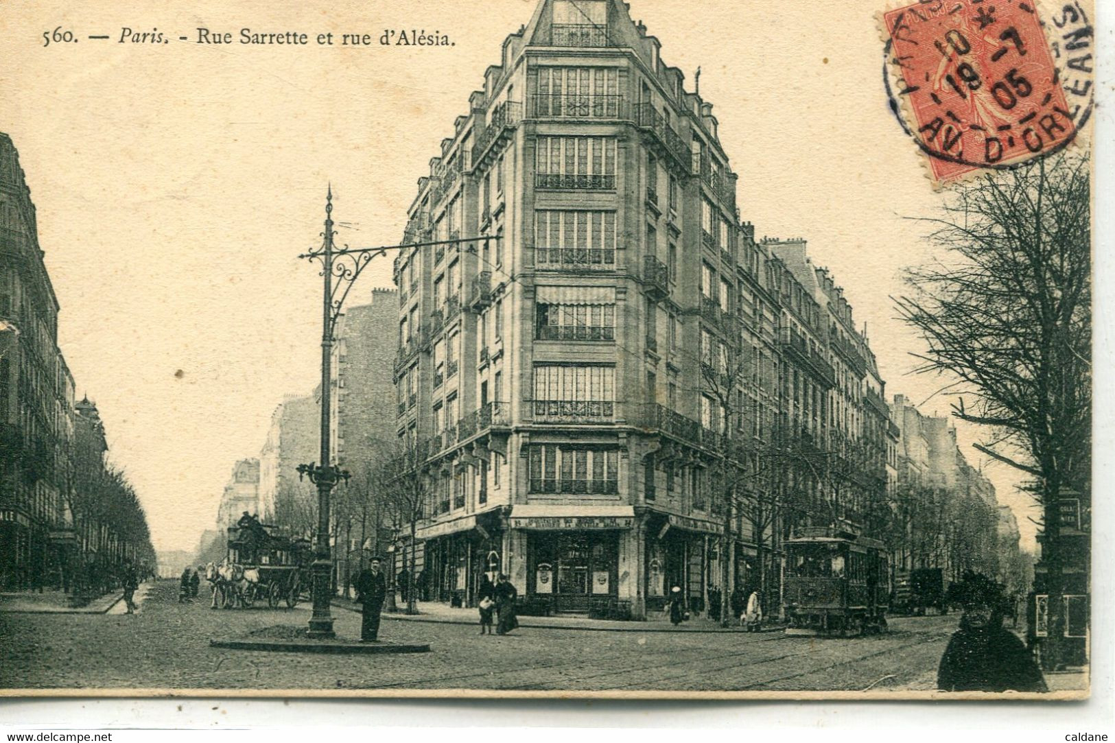 - 75 - PARIS -XIV. - Rue Sarrette Et Rue D'Alesia - Arrondissement: 14