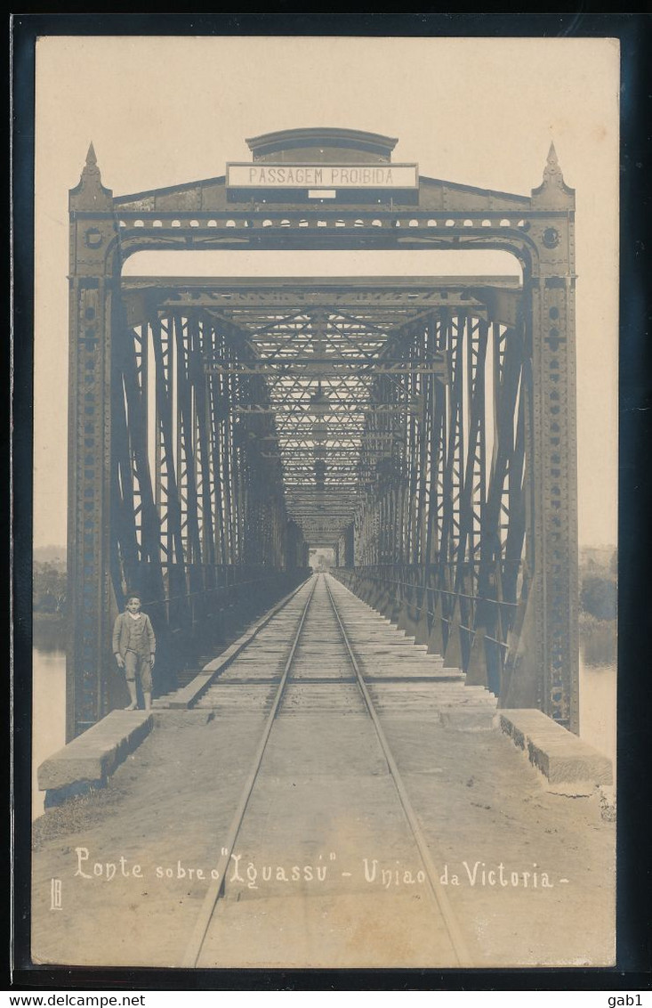 Ponte Sobre O " Iquassu " -- Uniao Da Victoria - Vitória