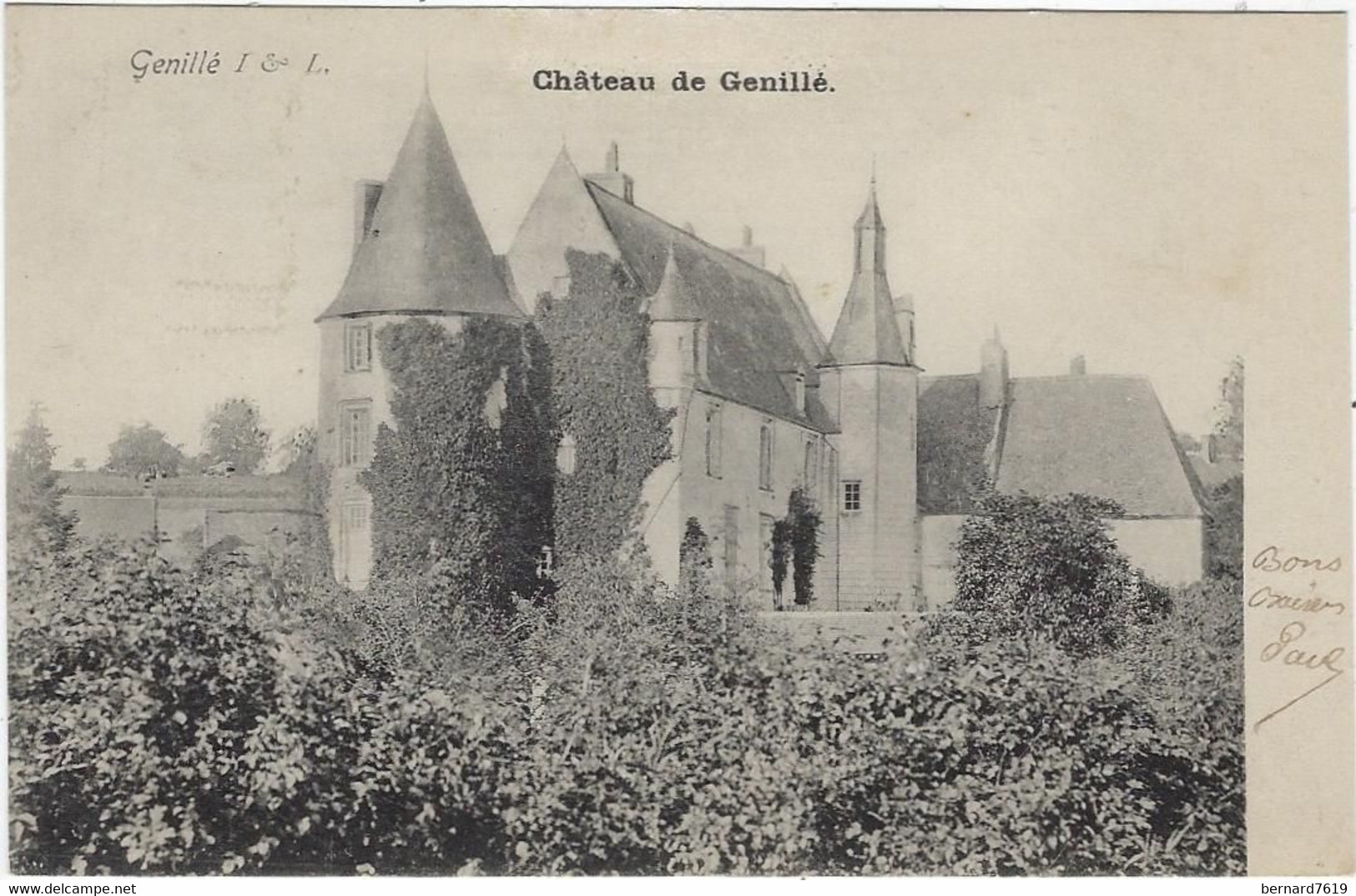 37  Genille  -  Le Chateau - Genillé