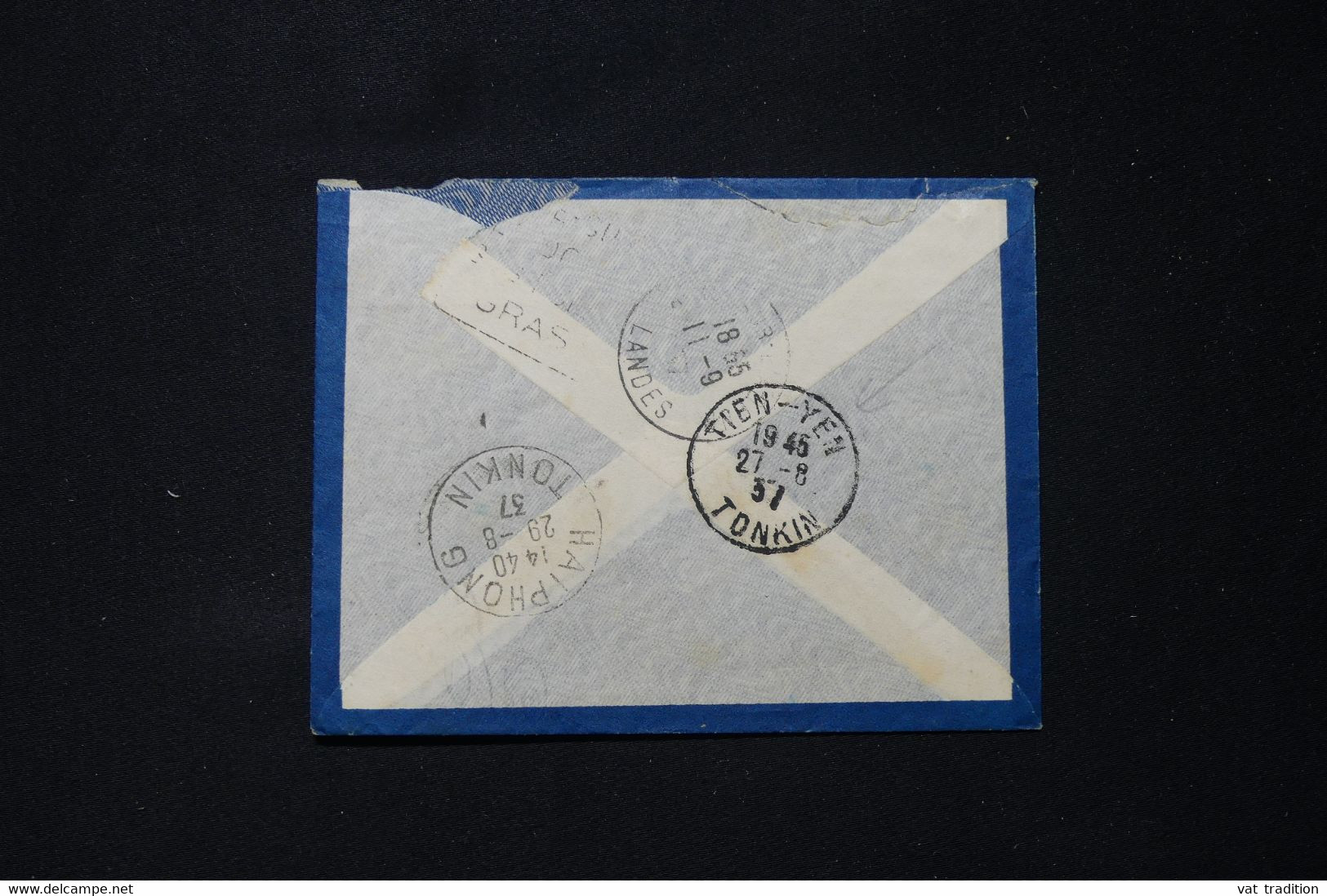 INDOCHINE - Aérogramme Pour La France En 1937 - L 90748 - Lettres & Documents