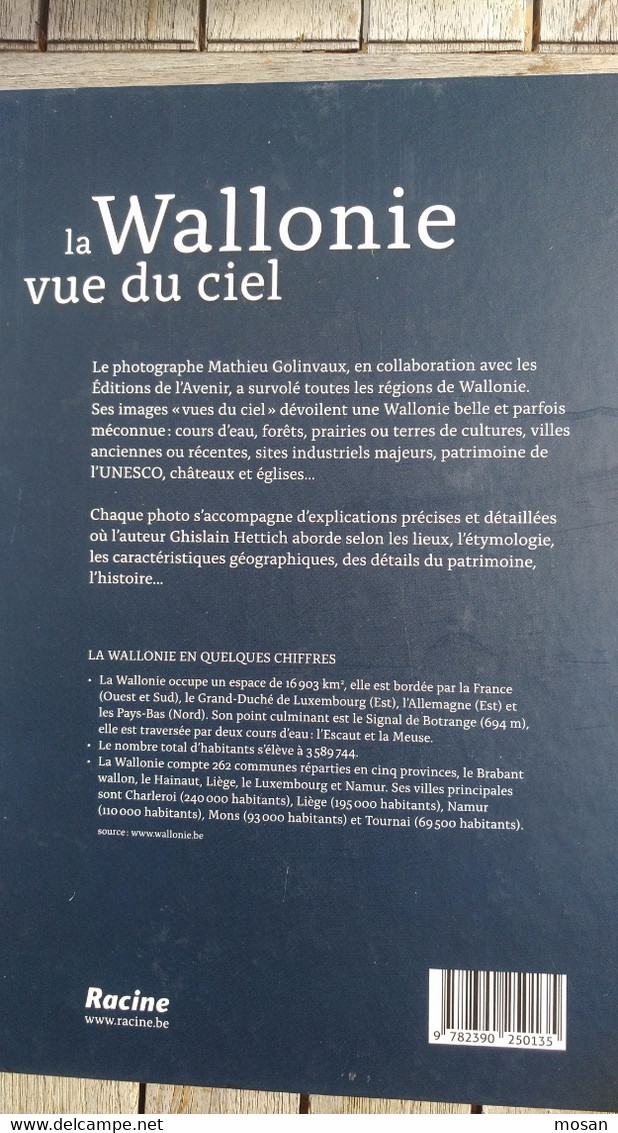 La Wallonie Vue Du Ciel. Dinant, Vresse, Com, Mons, Orval, Saint-Hubert, Chimay, Waterloo, Huy, Rochefort, Noise, Crupet - Musica