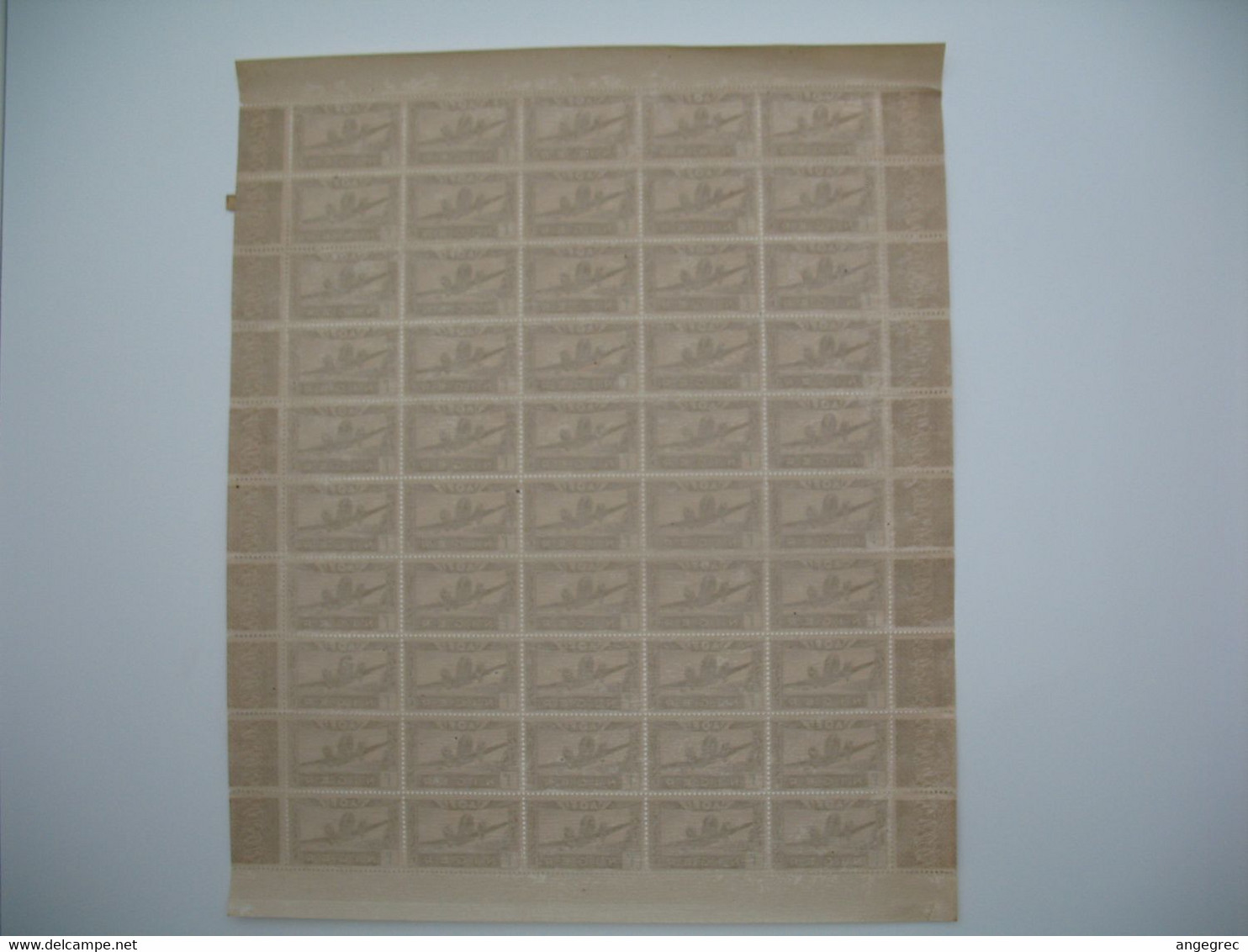 Niger Feuille De 50 Ex. Du PA 11 Neuf ** Gomme Coloniale Plié En Deux Voir Scan - Unused Stamps