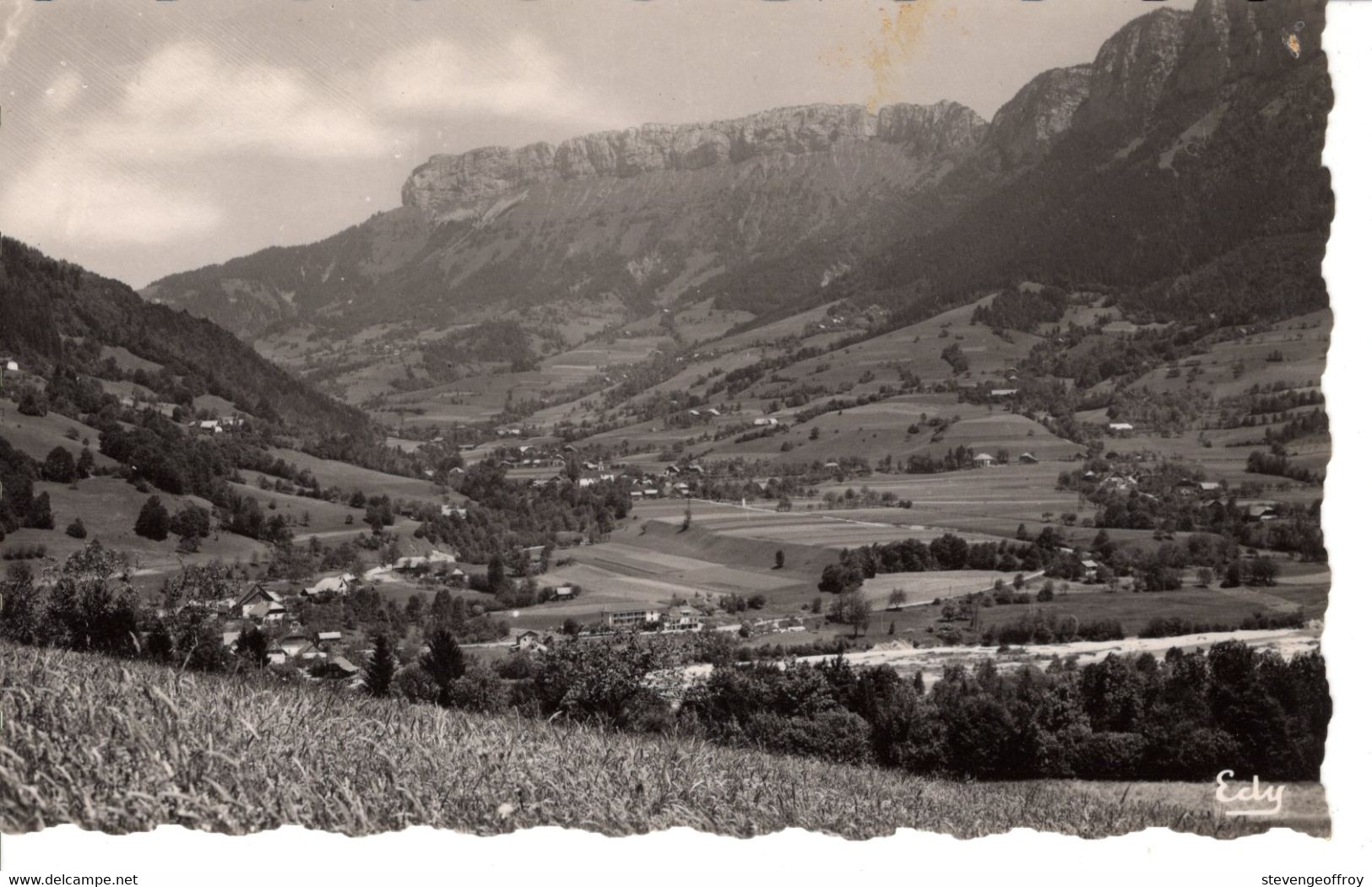 74 Haute Savoie Dingy Saint Clair Vue Generale Le Parmelan Col Pertuis Nature Paysage - Dingy-Saint-Clair