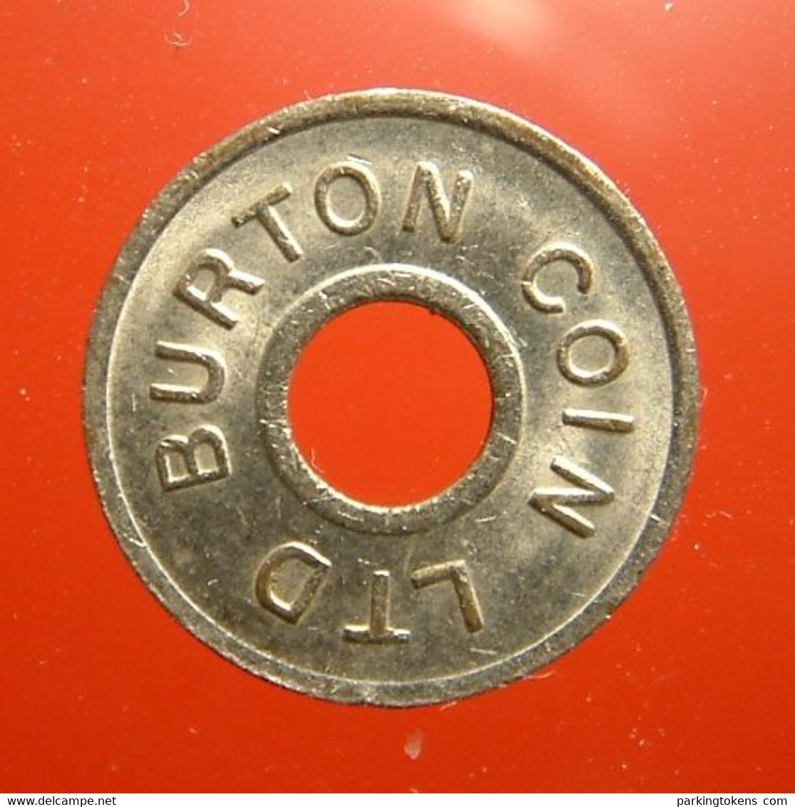 074-1 Hayes, New Number  Burt-2 White Metal/Brass 18.5mm BURTON COIN LTD - British Machine Token - Professionals/Firms