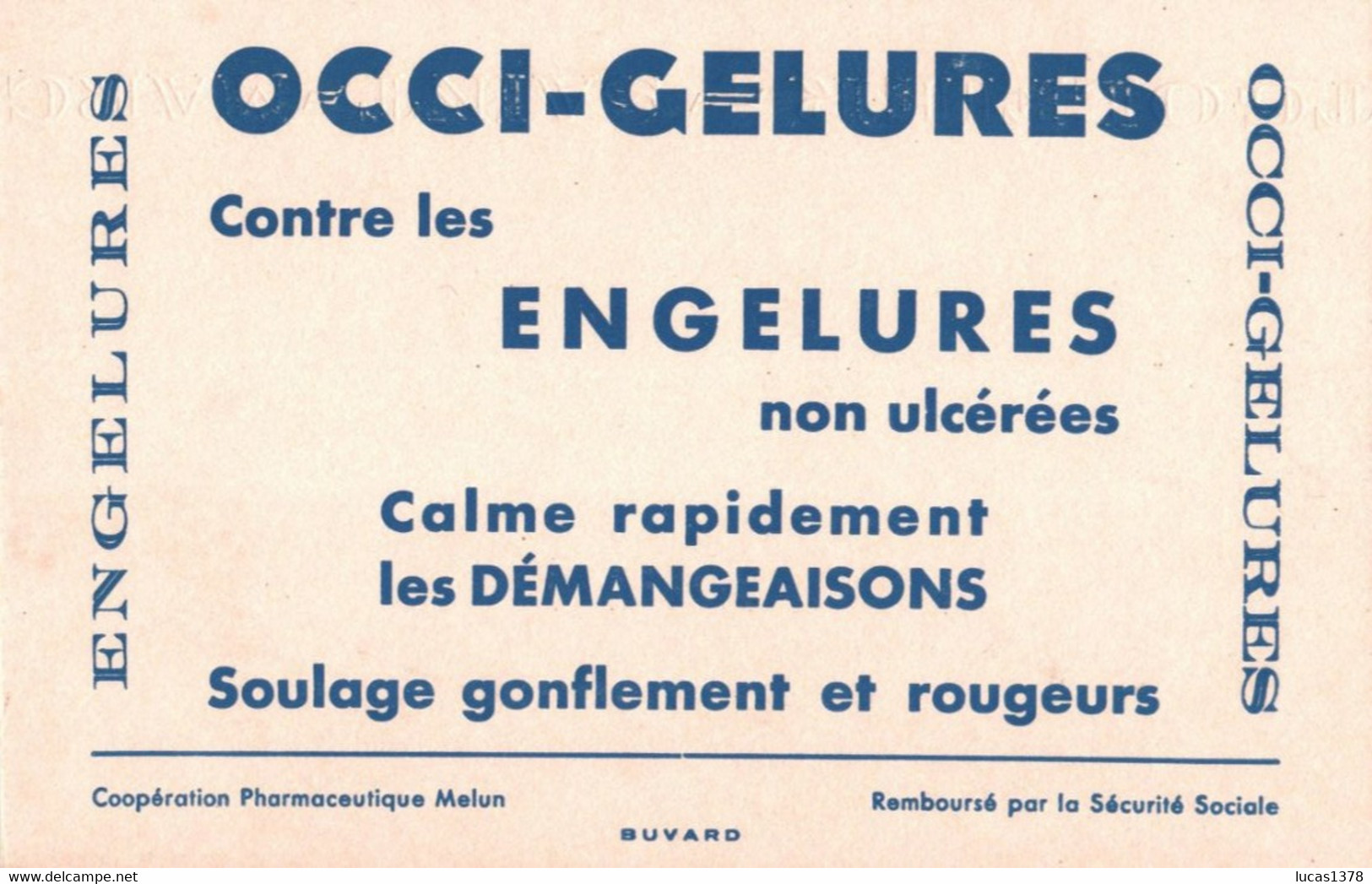 BUVARD : Pharmacie OCCI GELURES - Chemist's