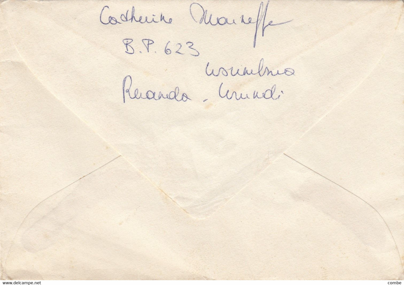 PETITE LETTRE.  RUANDA-URUNDI. 11 5 60. USUMBURA POUR ANVERS BELGIQUE   /  2 - Covers & Documents