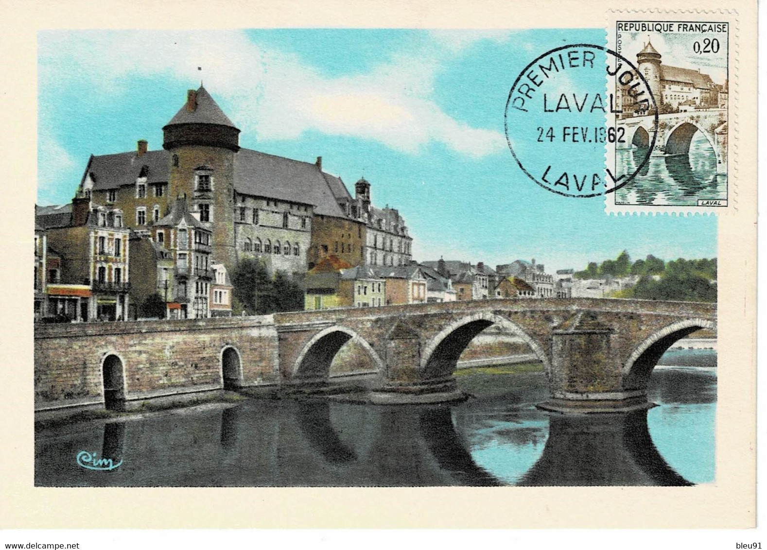 CM FRANCE 1962 LAVAL - 1960-1969