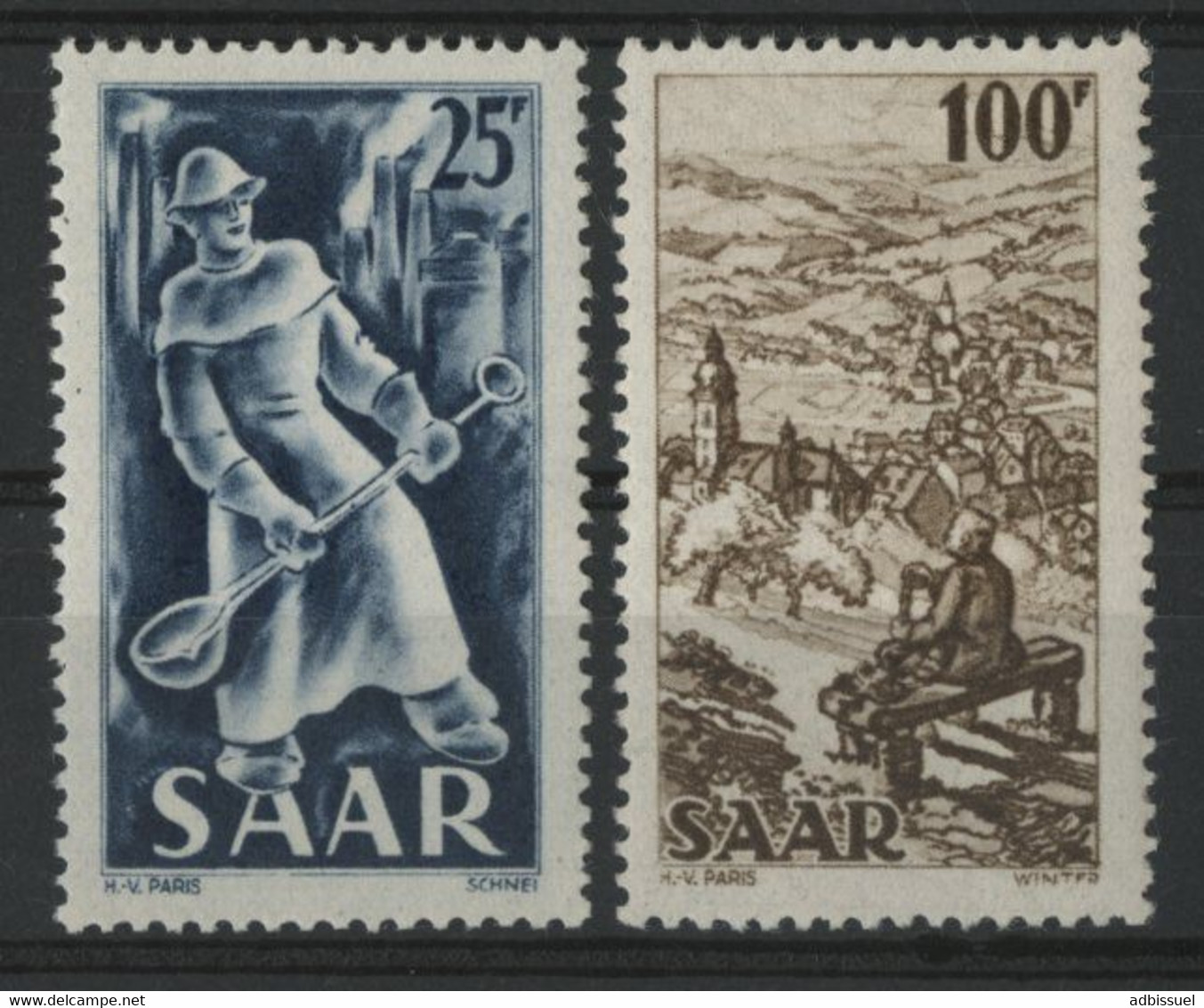 SARRE / SARR N° 261 + 262 Neufs ** (MNH) Cote 49 € TB. - Nuovi