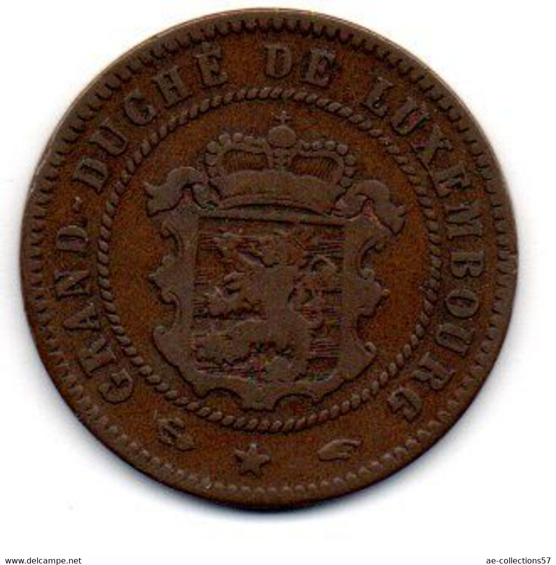 Luxembourg 5 Centimes 1860 TB - Luxemburg