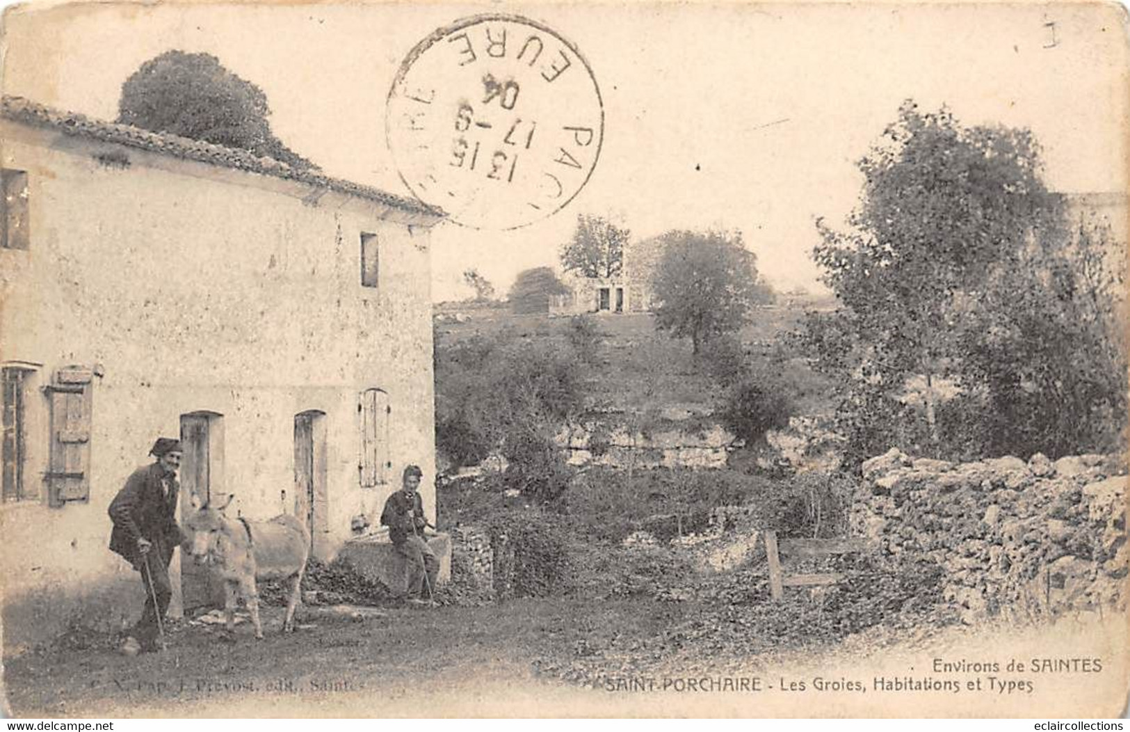 Saint Porchaire            17        Les Groix Habitation Et Types. Ane         (voir Scan) - Sonstige & Ohne Zuordnung