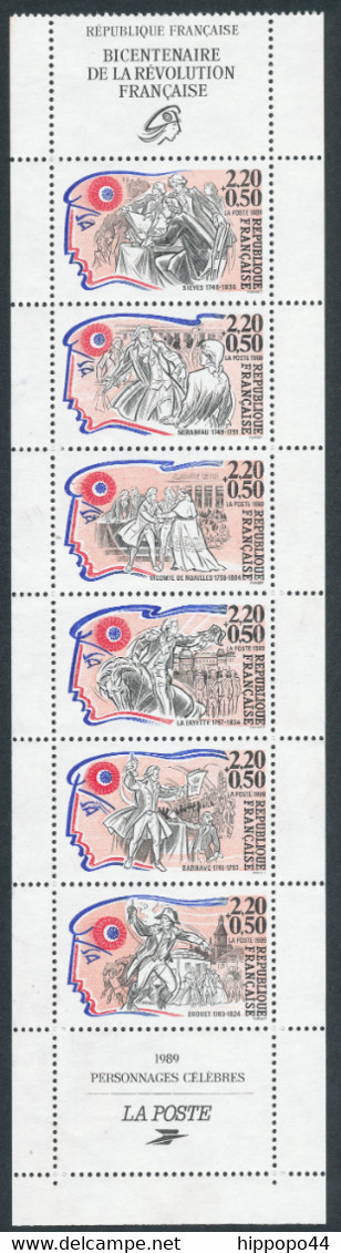 1989 France, Y&T 2564/25697, Bande Venant D'un Carnet - Andere & Zonder Classificatie