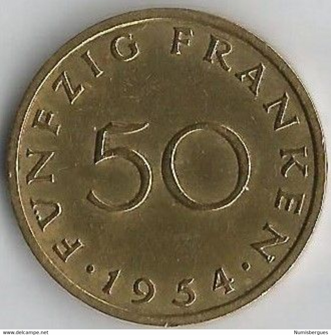 Pièce De Monnaie  50 Franken 1954 - Other & Unclassified