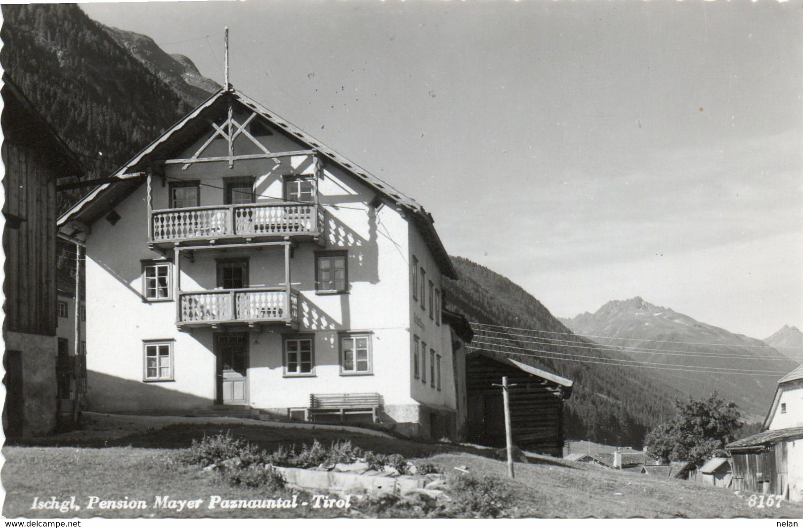 ISCHGL - PENSION MAYER  PAZNAUNTAL  - TIROL - REAL PHOTO - Ischgl