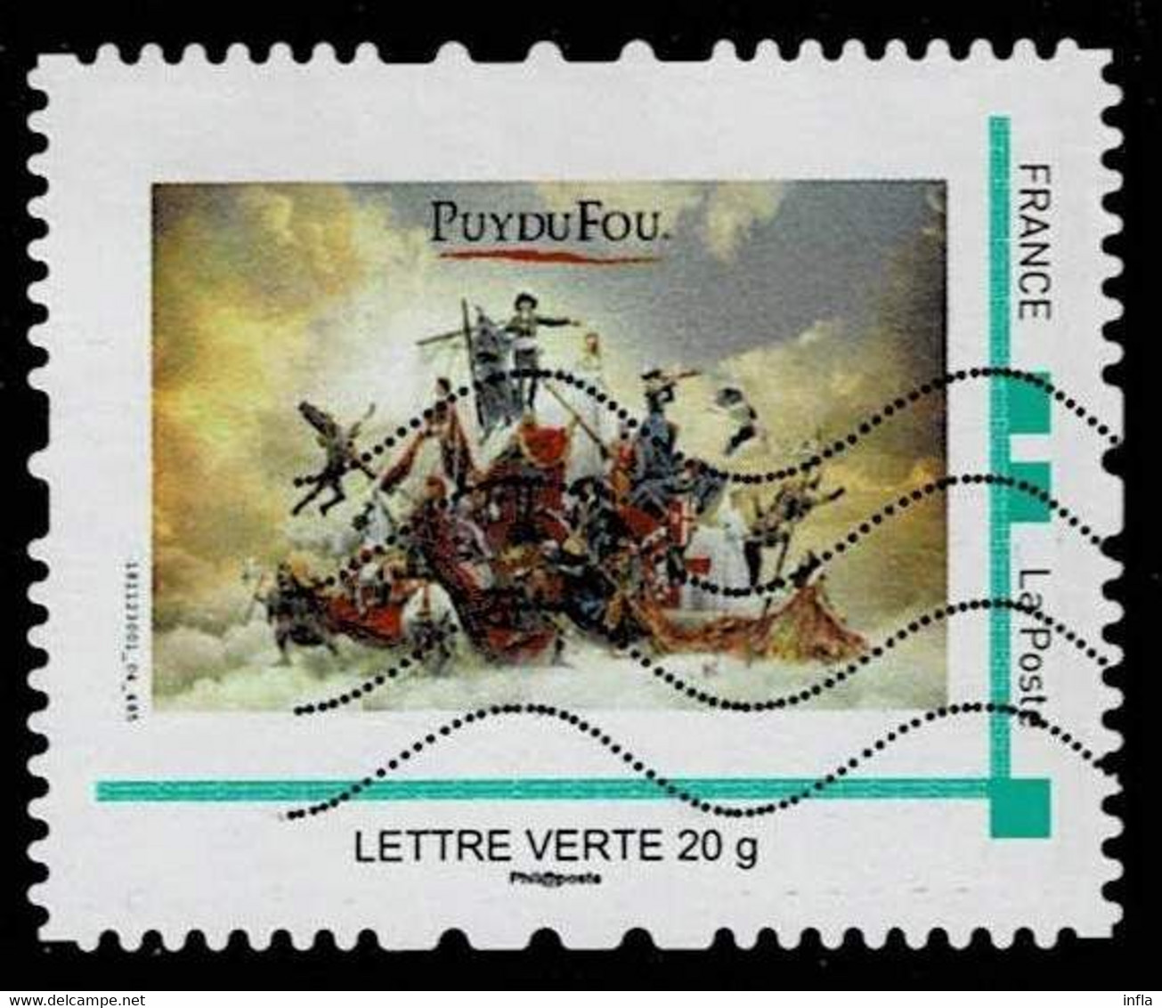 Frankreich,Michel# Lettre Verte: Puy Du Fou - Oblitérés