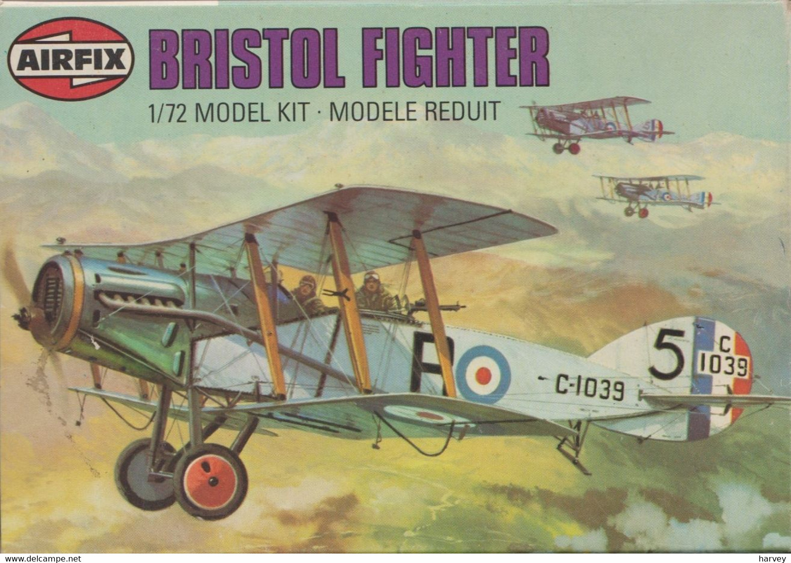 Bristol F2B "Fighter", Airfix 1/72e - Aerei