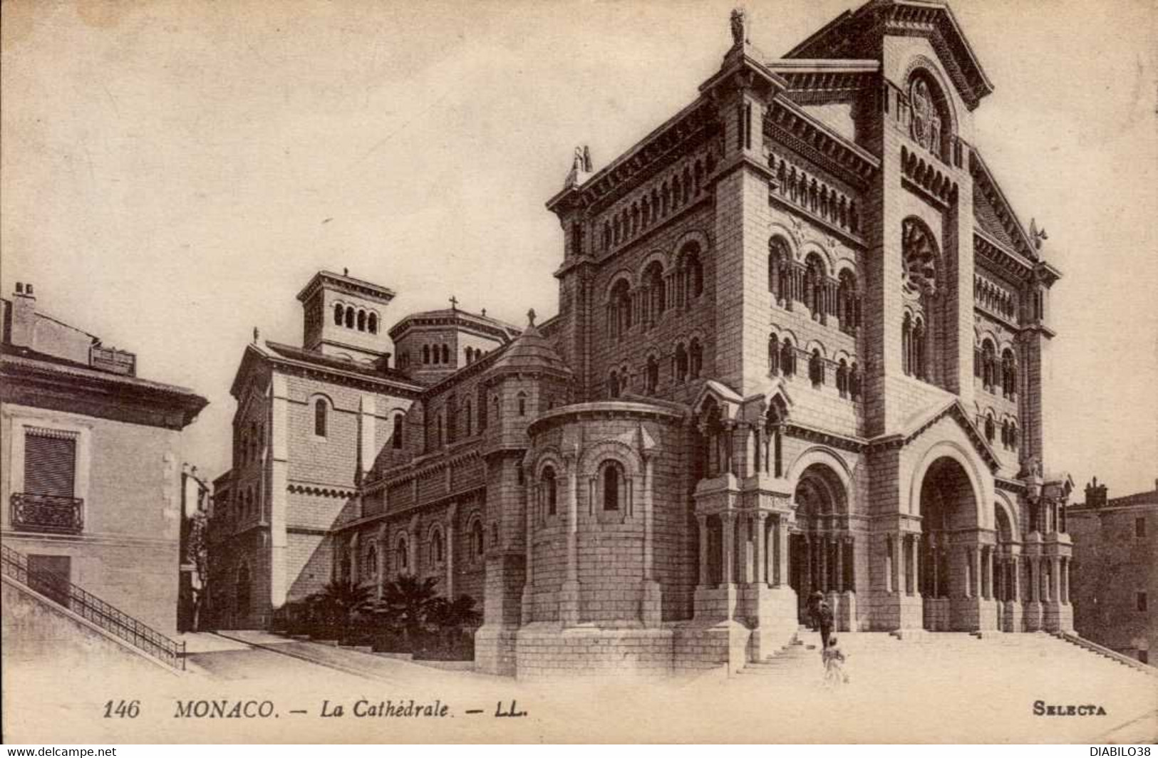 MONACO .  _  LA CATHEDRALE - Cathédrale Notre-Dame-Immaculée