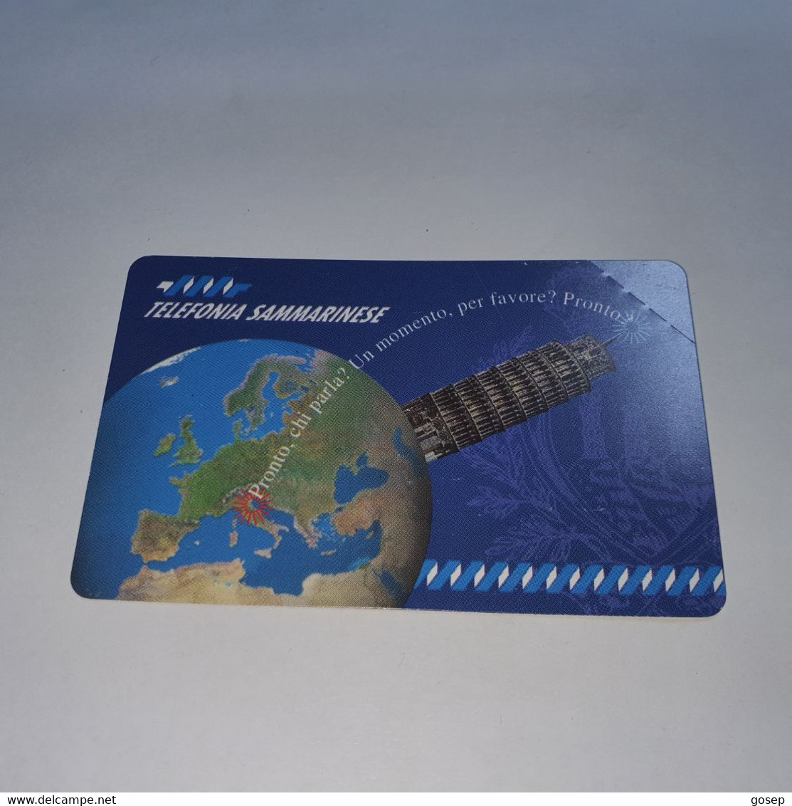 San Marino-(RSM-007)-pronto Xhi Parla-pisa-(3)-(04641)-mint Card+1card Prepiad Free - San Marino