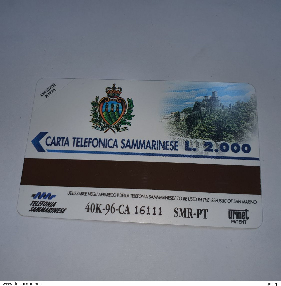 San Marino-(RSM-007a)-pronto Hi Parla-pisa-(4)-(16111)-mint Card+1card Prepiad Free - San Marino