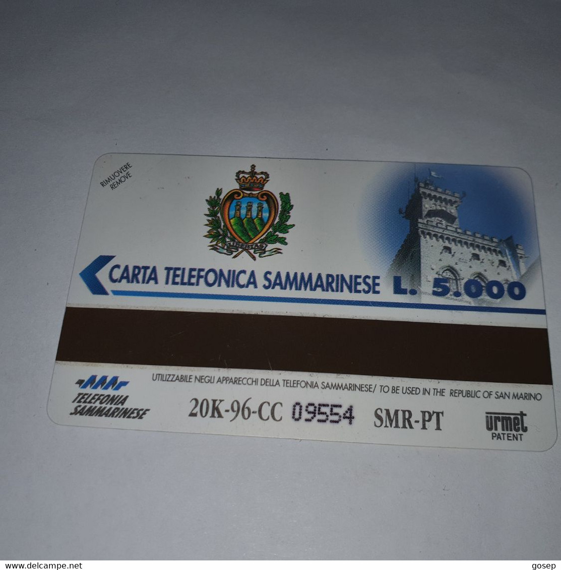 San Marino-(RSM-009)-pronto Hi Parla-new York-(7)-(09554)-mint Card+1card Prepiad Free - San Marino