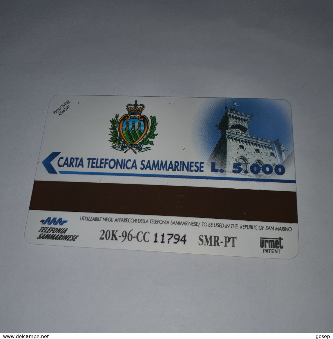 San Marino-(RSM-009a)-pronto Hi Parla-new York-(8)-(11794)-mint Card+1card Prepiad Free - Saint-Marin