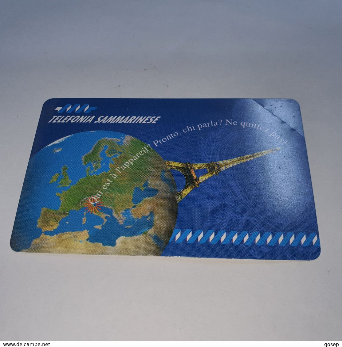 San Marino-(RSM-018)-pronto Hi Parla-PARIS-(15)-(15618)-mint Card+1card Prepiad Free - Saint-Marin