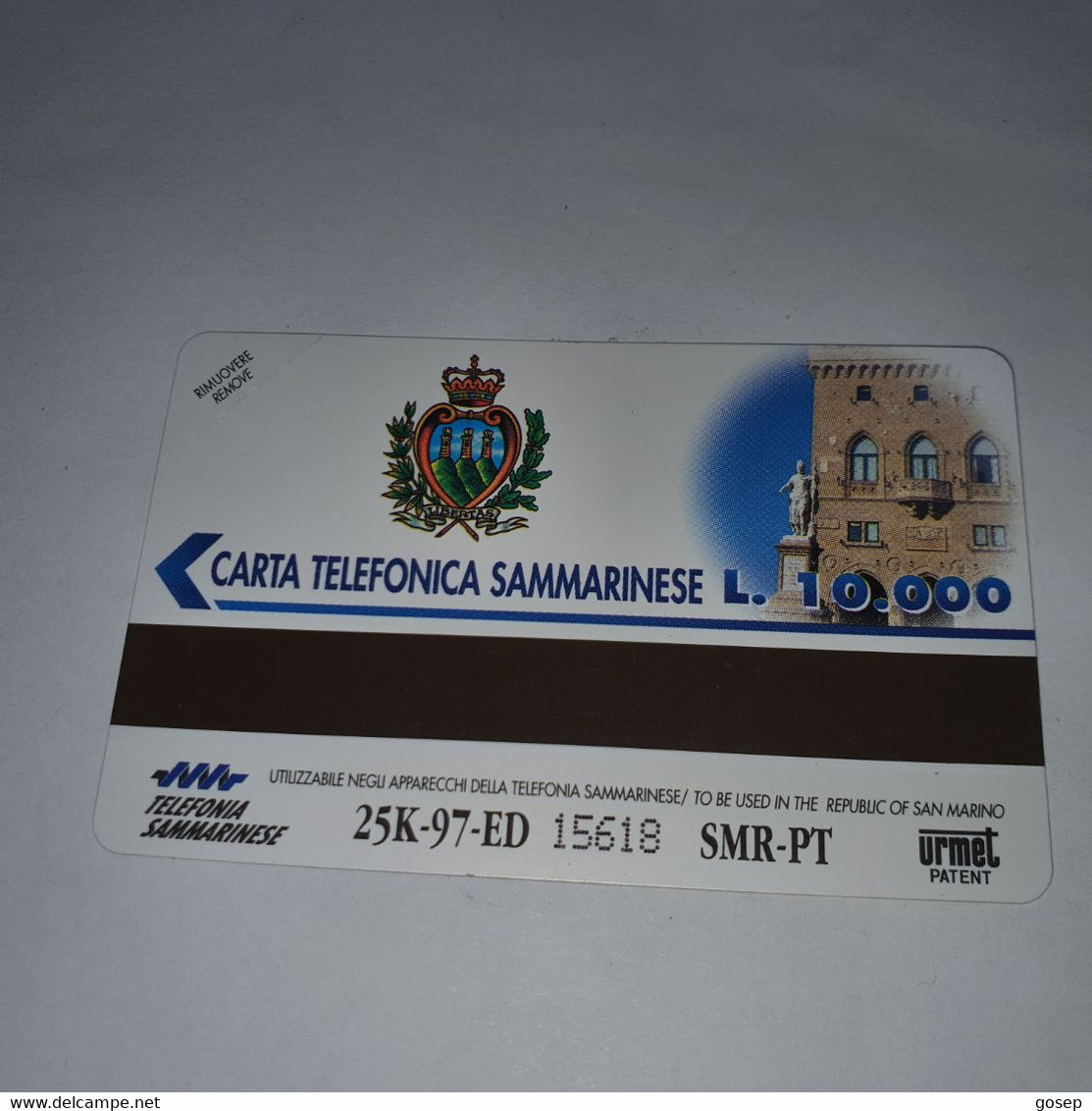 San Marino-(RSM-018)-pronto Hi Parla-PARIS-(15)-(15618)-mint Card+1card Prepiad Free - San Marino