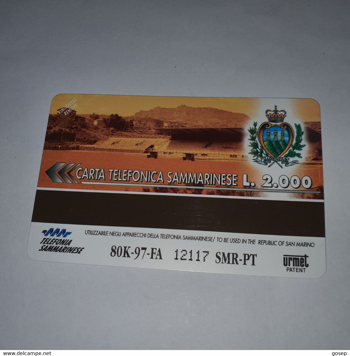 San Marino-(RSM-019c)-AGOSTO-1997-(19)-(12117)-mint Card+1card Prepiad Free - San Marino