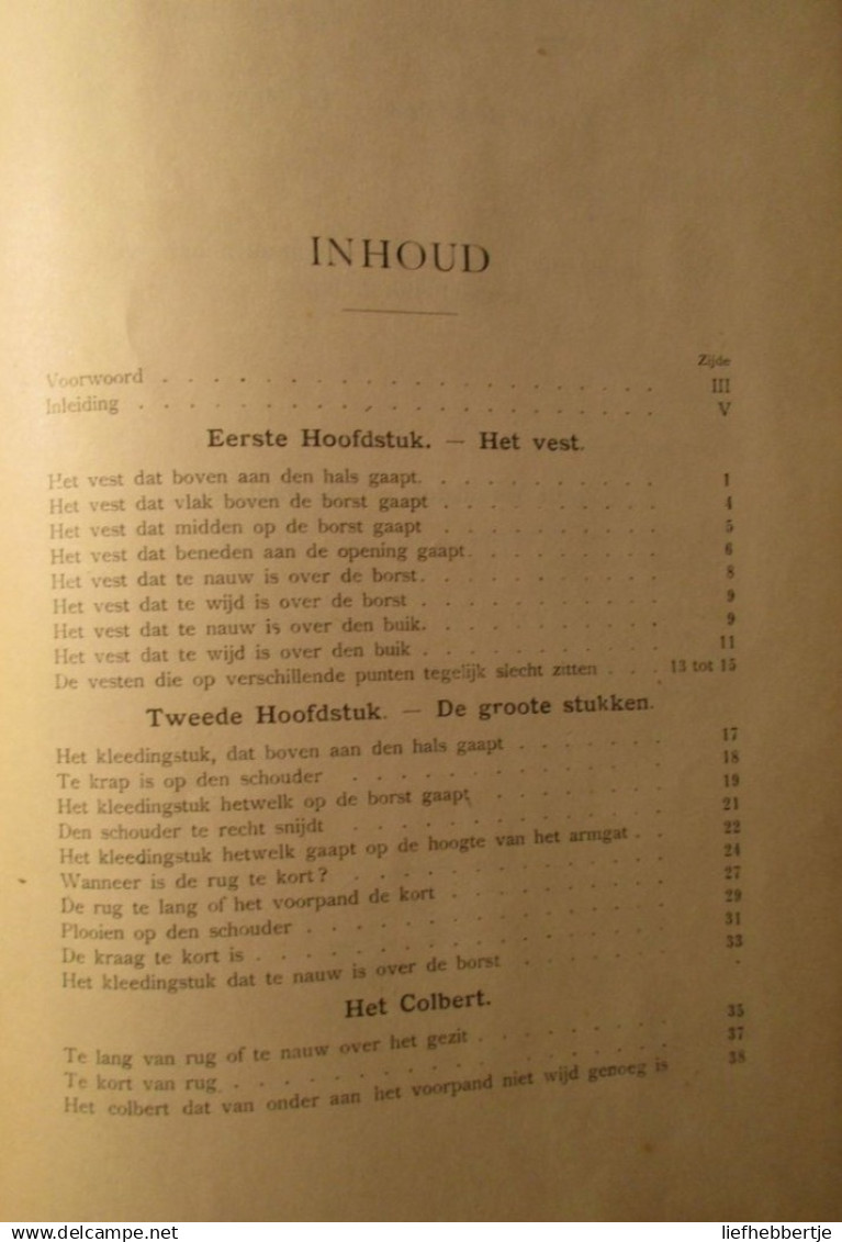 Het Passen , Verbeteren En Veranderen - Door A. Nebeling - Kledij Kostuums Textiel - 1897 - Coupeur - Avant 1900