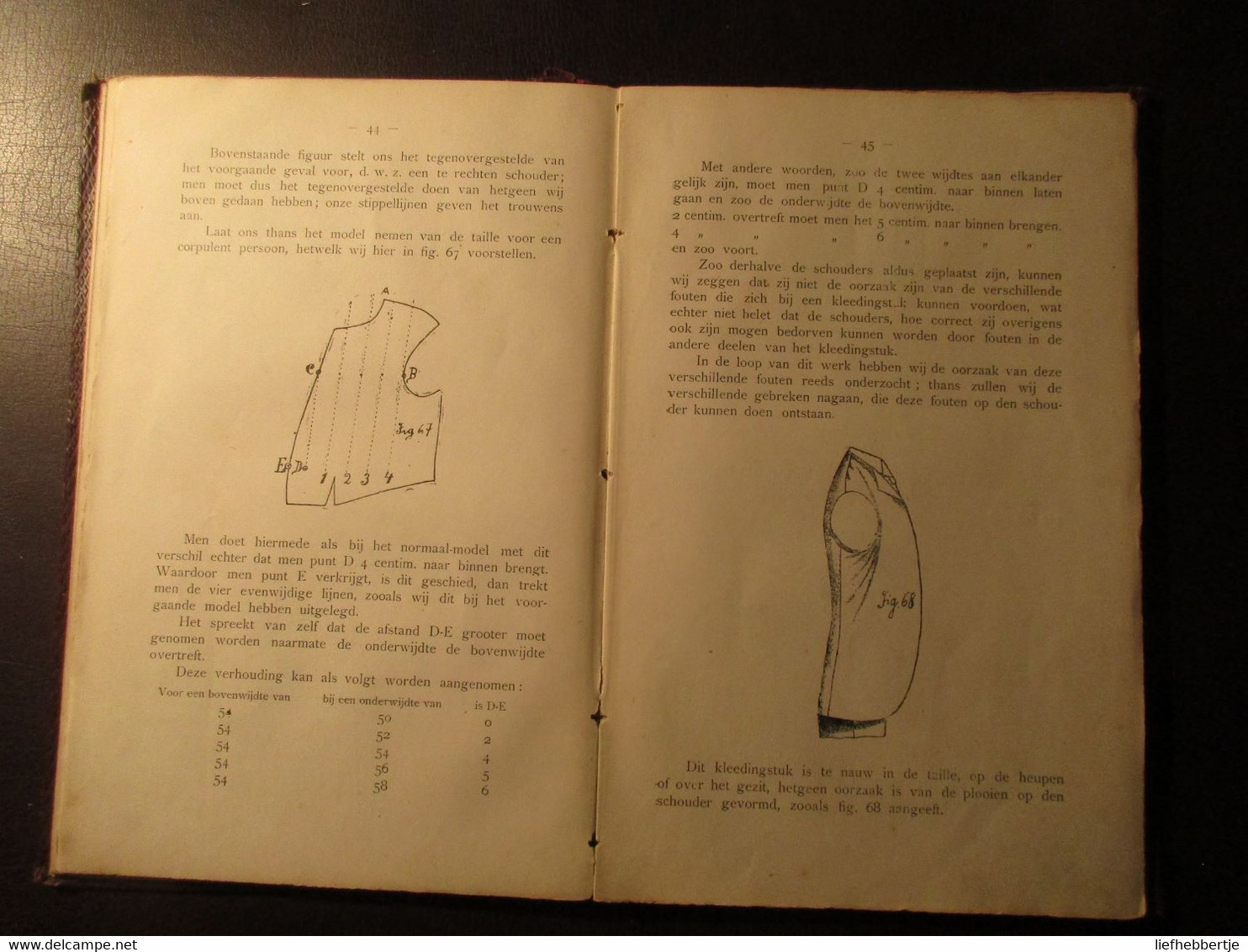Het passen , verbeteren en veranderen - door A. Nebeling - kledij kostuums textiel - 1897 - coupeur