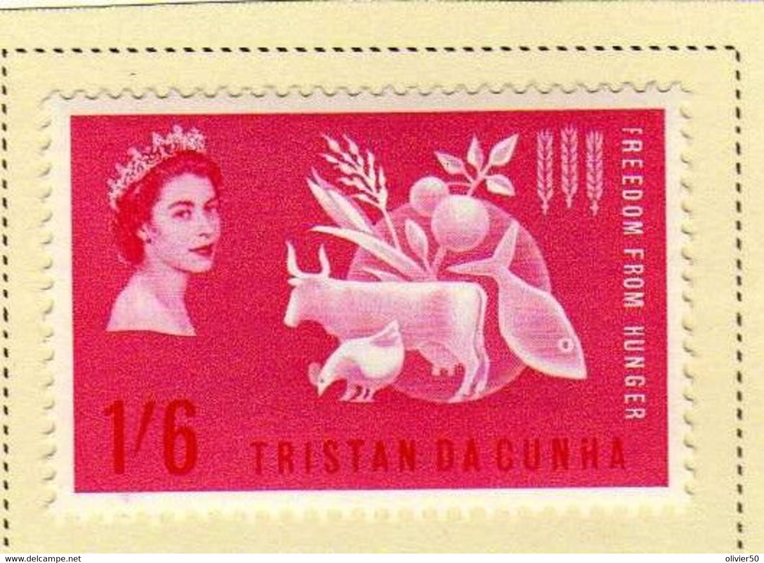 Tristan Da Cunha (1964)  -Contre La Faim - Neufs*  - MLH - Tristan Da Cunha