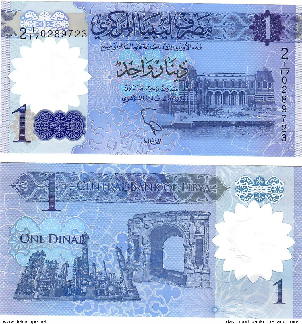 Libya 1 Dinar 2019 UNC - Libya